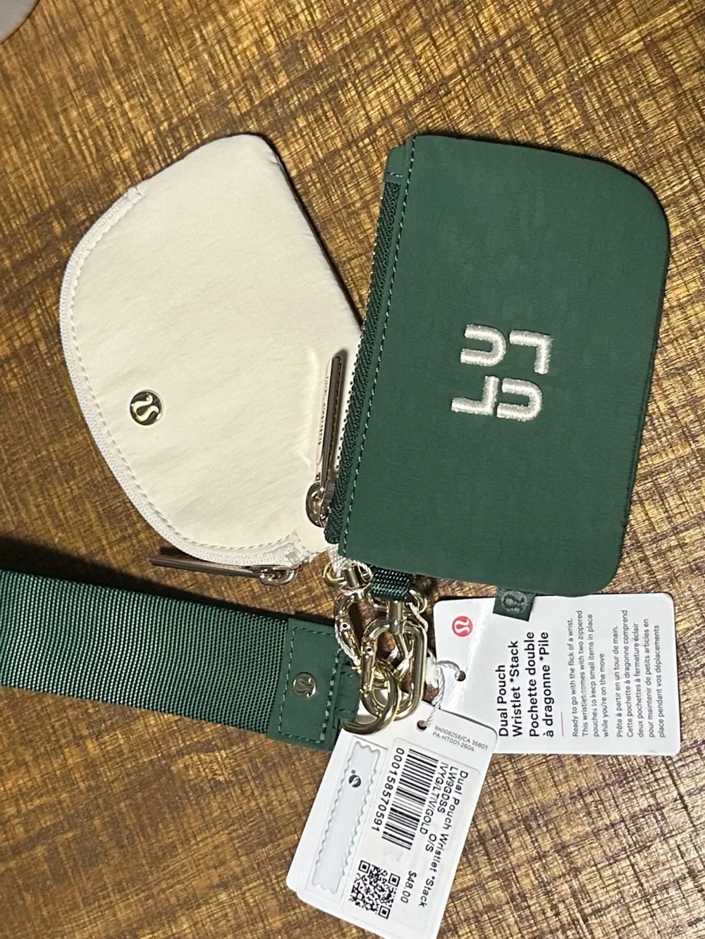 Lululemon Dual Pouch Wristlet Stack NWT